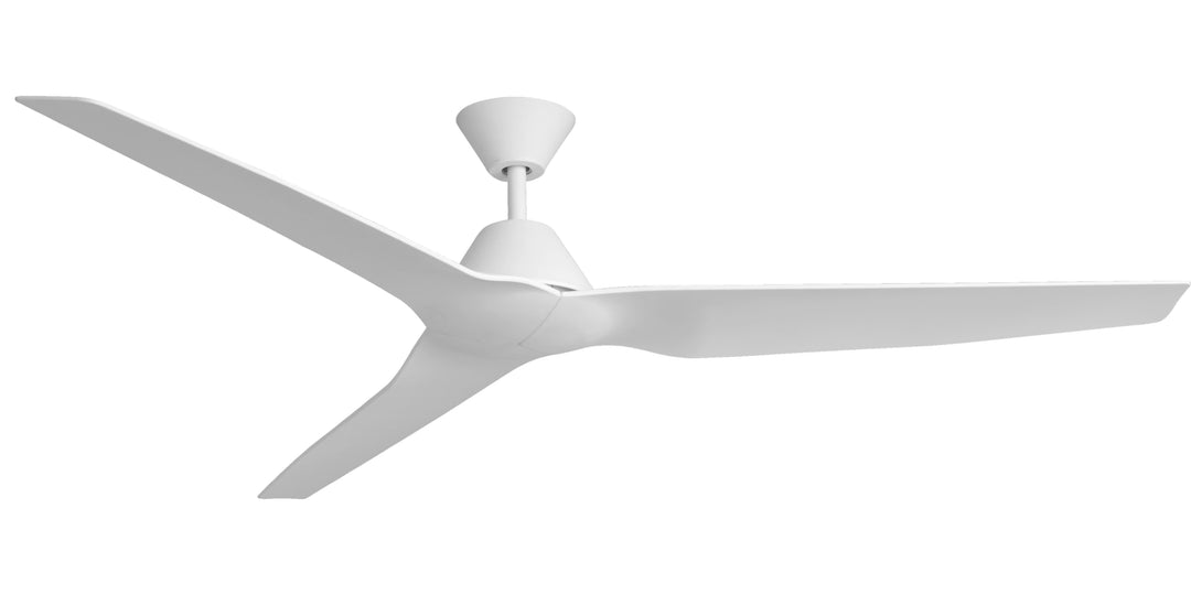 Fanco Infinity-iD 64" Smart DC Ceiling Fan with Dual Control | White