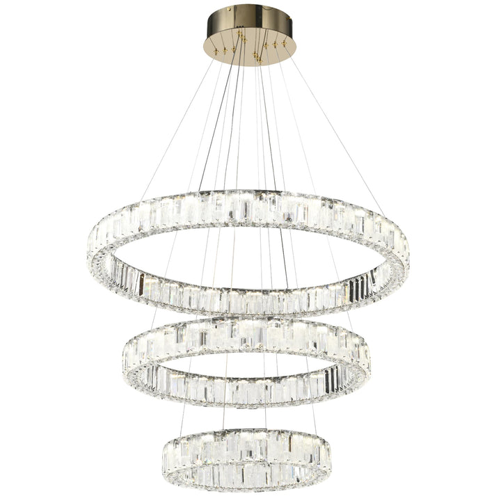 Telbix Rias 3 Tier Pendant Light | Gold