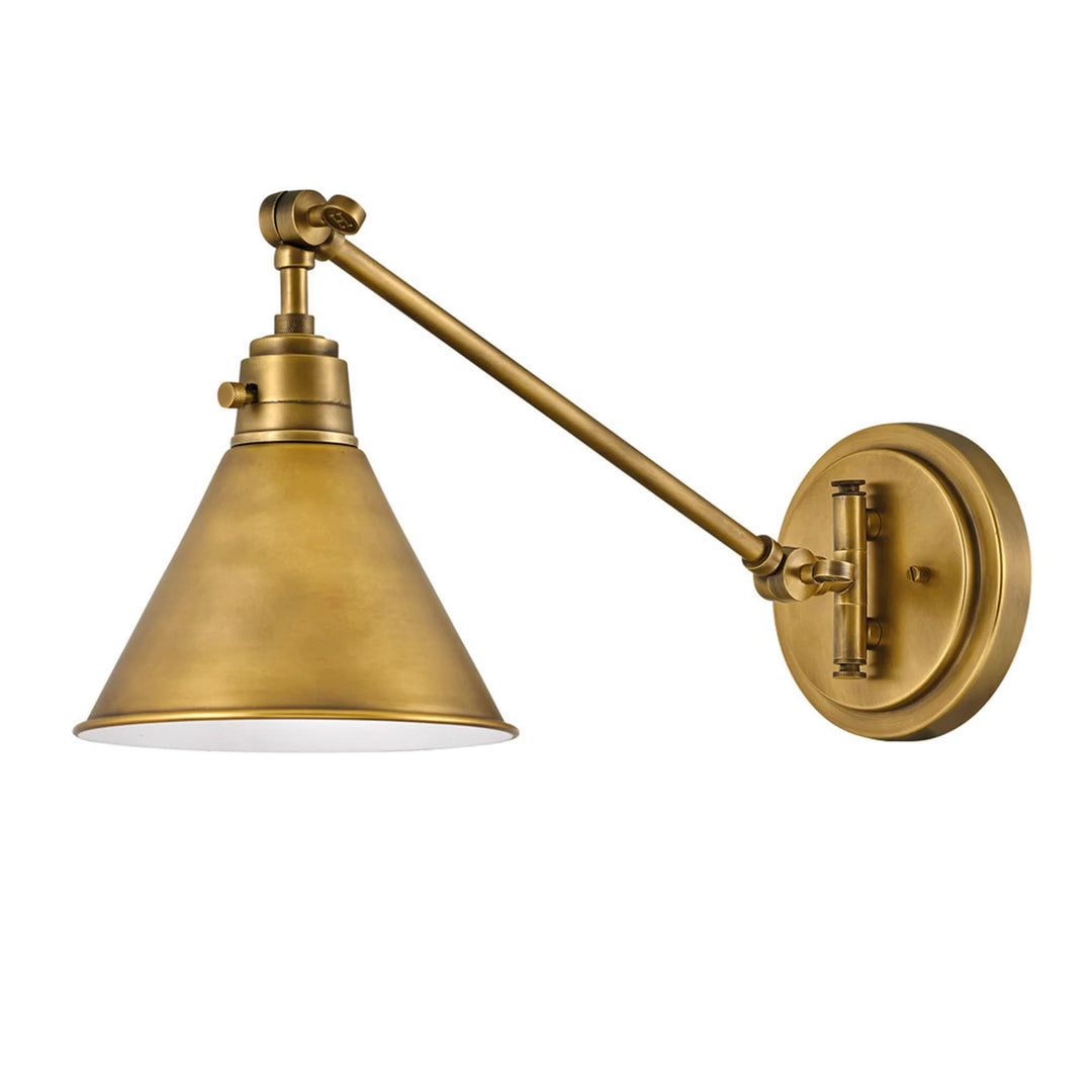 Hinkley Vintage Small Swing Adjustable Wall Sconce (E27) | Heritage Brass