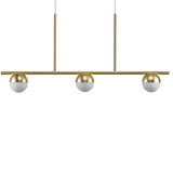 Nordlux Contina 3 Light Pendant | Brass