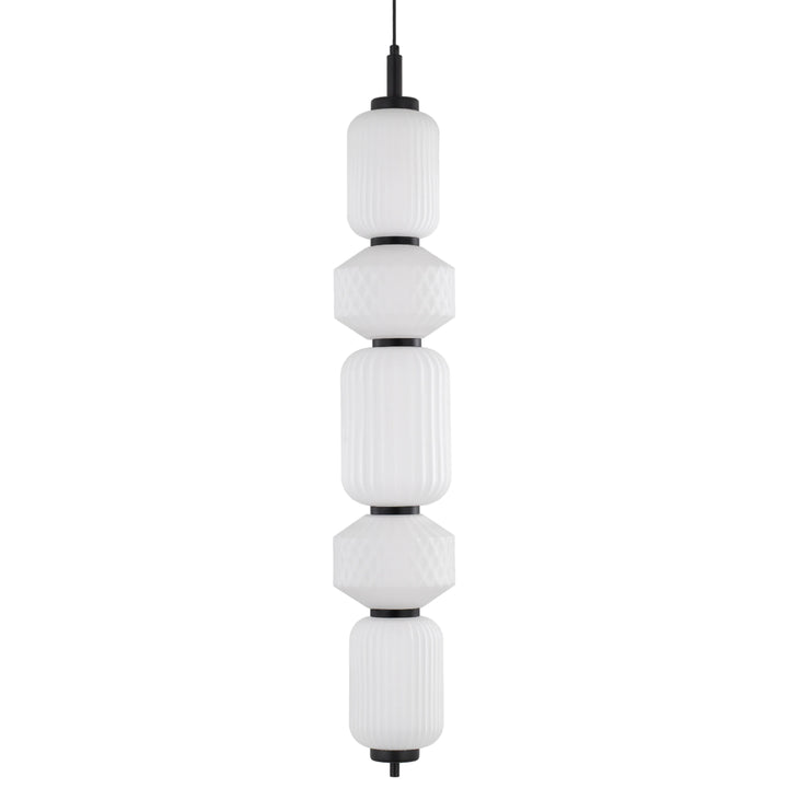 Telbix Torso 5 Light LED Pendant | Black