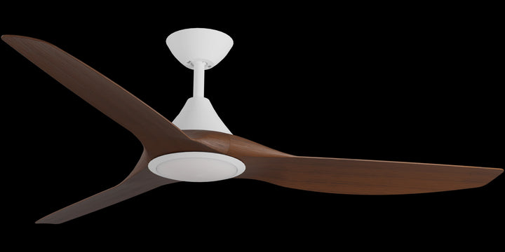 Calibo Smart CloudFan 60" (1520mm) ABS DC Ceiling Fan with 20W CCT LED Light and Remote | White & Koa