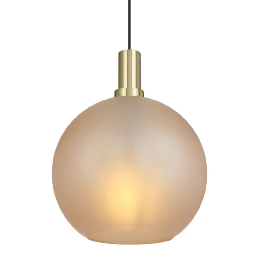 Telbix Patino Medium Glass Pendant (E27) | Amber