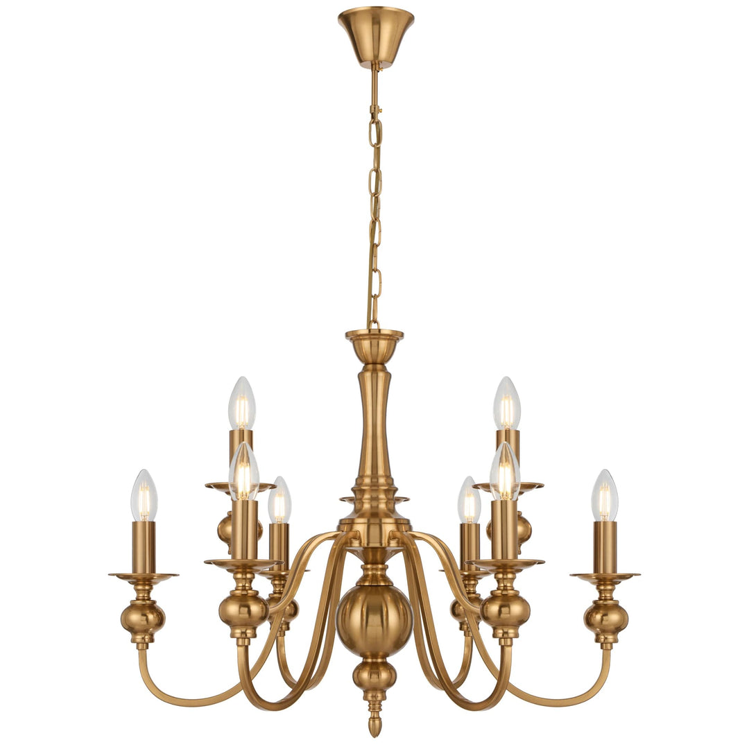 Telbix Siedel 8-Light Pendant | Copper