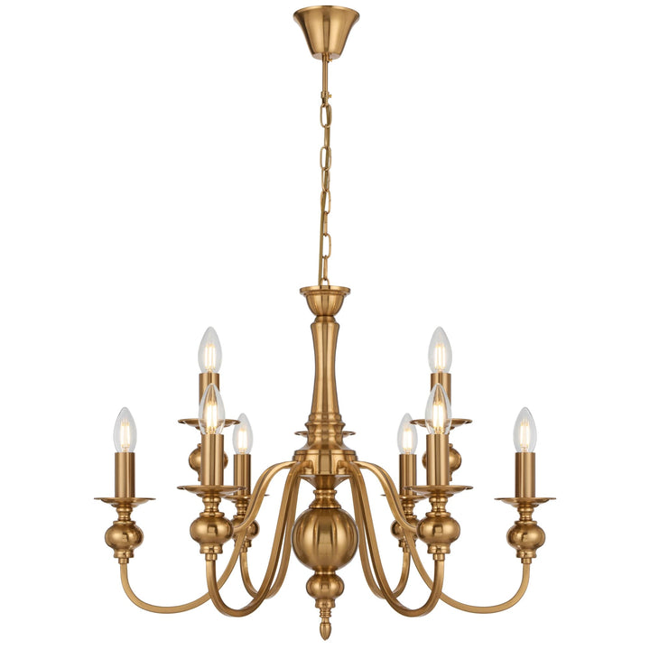 Telbix Siedel 8-Light Pendant | Copper