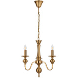 Telbix Siedel 3-Light Pendant | Copper