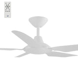 Calibo Storm 42" (1070mm) 5 Blade Indoor/Outdoor DC Ceiling Fan & Remote | White
