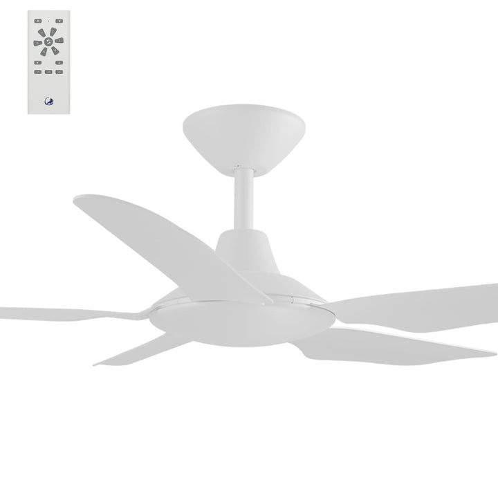 Calibo Storm 42" (1070mm) 5 Blade Indoor/Outdoor DC Ceiling Fan & Remote | White