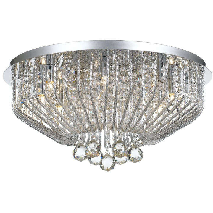 Telbix Pintor 9 Light Crystal CTC Light | Chrome