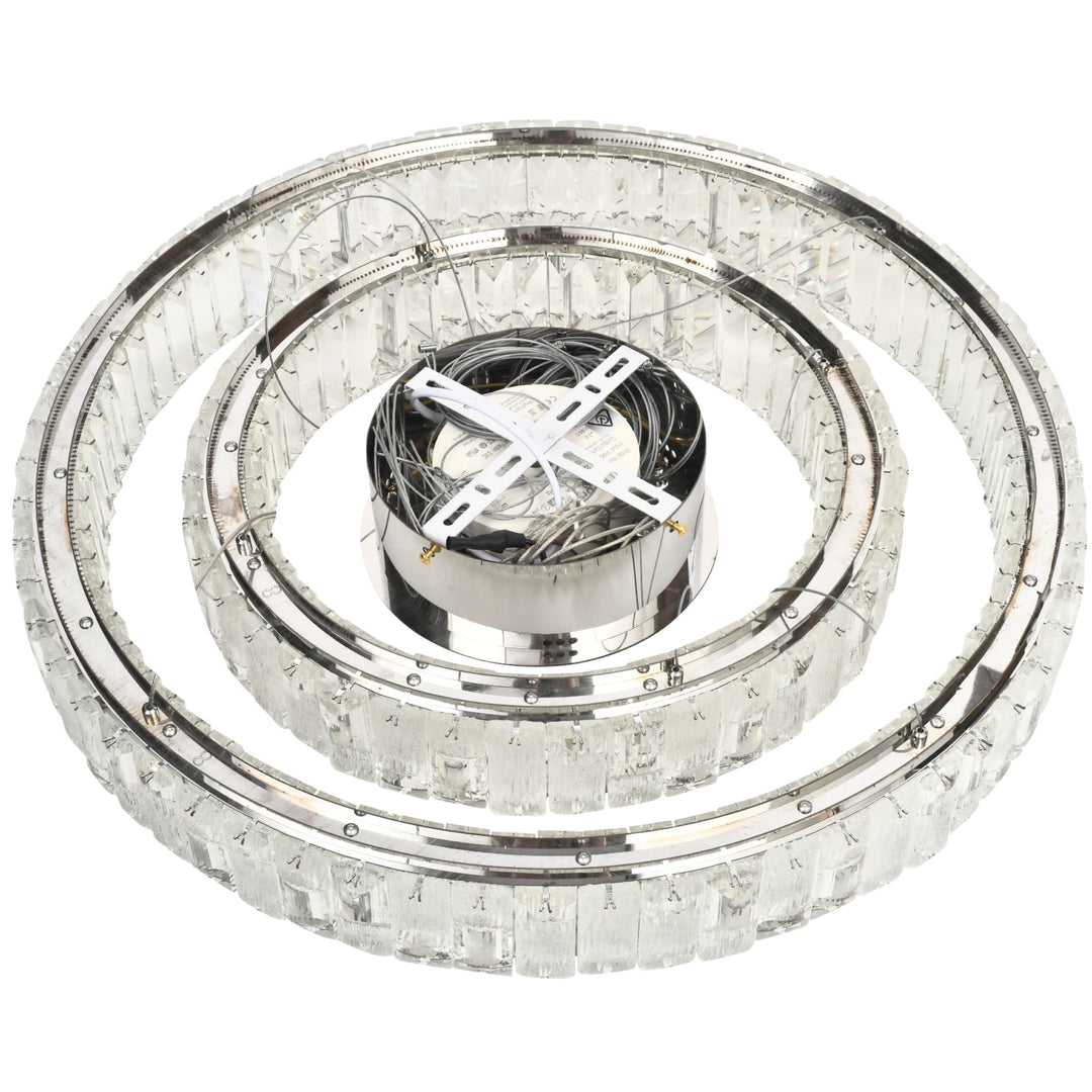 Telbix Rias 2 Tier Pendant Light | Chrome