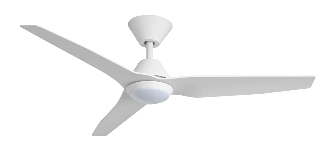 Fanco Smart Infinity-iD 48" DC Ceiling Fan With 18W Dimmable CCT LED Light & Remote | White