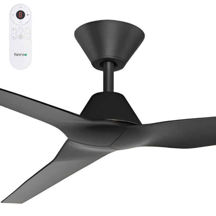 Fanco Infinity-iD 48" DC Smart Ceiling Fan with Remote | Black