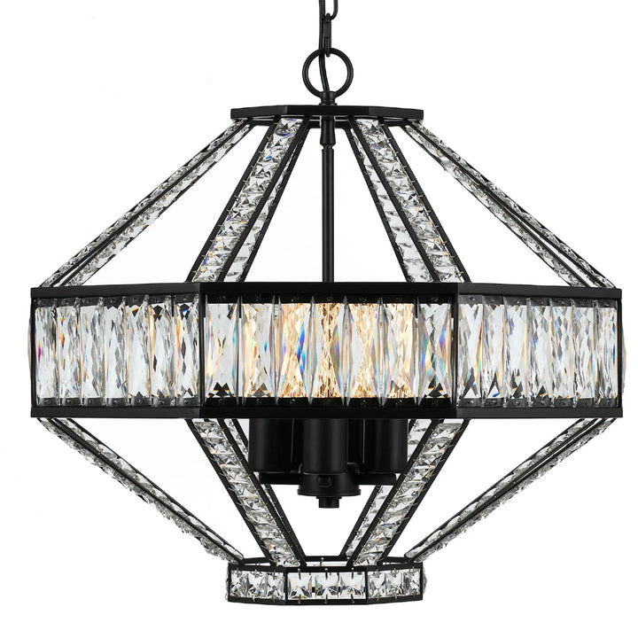 Telbix Zofio 5 Light Pendant Light | Oil Bronze