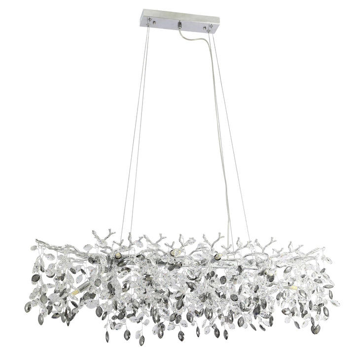 Telbix Molena Rectangular 10 Light Pendant | Chrome