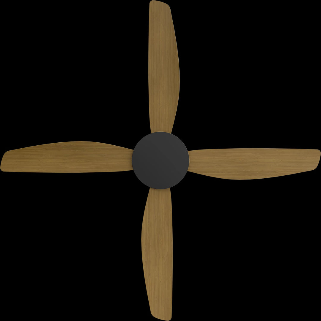 Calibo Vanga 56" DC Smart Ceiling Fan with Remote Control | Black and Teak