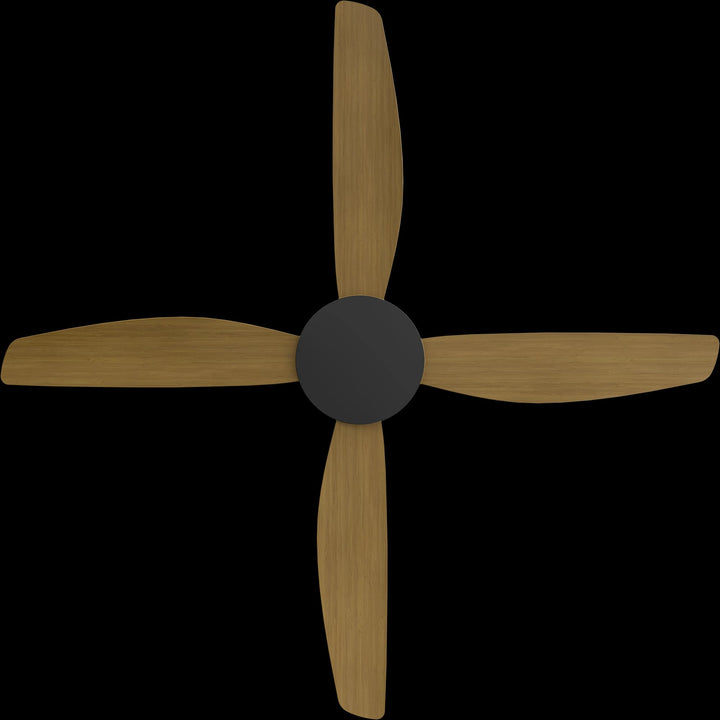 Calibo Vanga 56" DC Smart Ceiling Fan with Remote Control | Black and Teak
