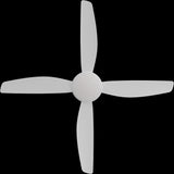 Calibo Vanga 56" DC Smart Ceiling Fan with LED Light and Remote Control | White