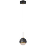 Telbix Oneta 1 Light Pendant | Black