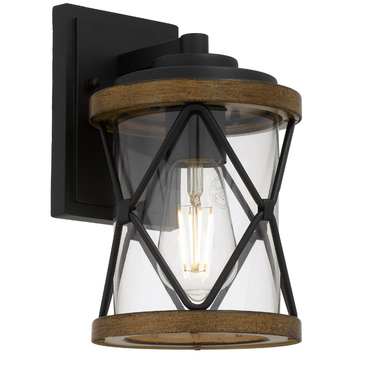 Telbix Capstan 25 Exterior Wall Light | Black