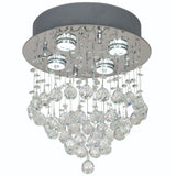 Telbix Savina 4 Light Crystal CTC Light | Chrome