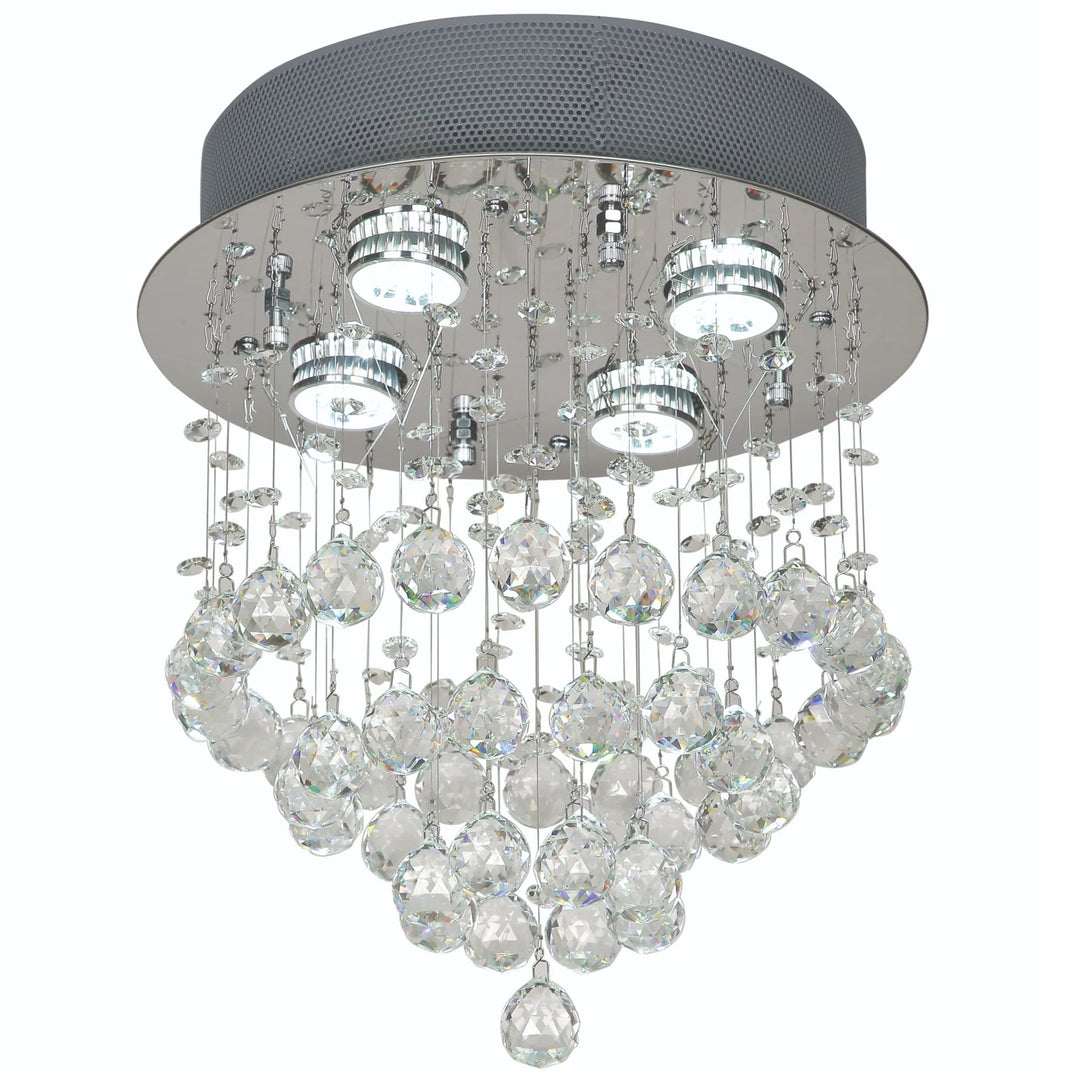 Telbix Savina 4 Light Crystal CTC Light | Chrome
