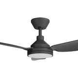 Calibo Sora 48" DC Ceiling Fan with LED Light, Wall Control and Remote | Black