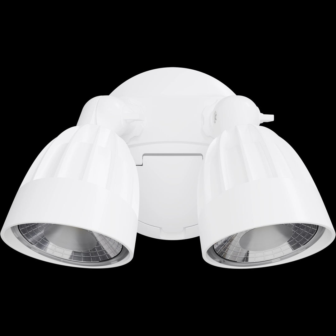 Calibo Nighthawk Double LED Spotlight With Sensor | White