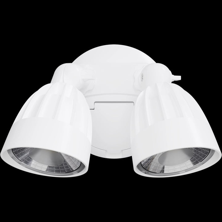 Calibo Nighthawk Double LED Spotlight With Sensor | White