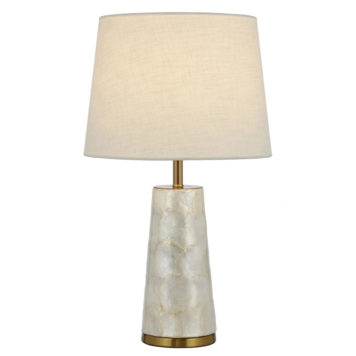 Telbix Fusell 1 Light Table Lamp (E27) | White