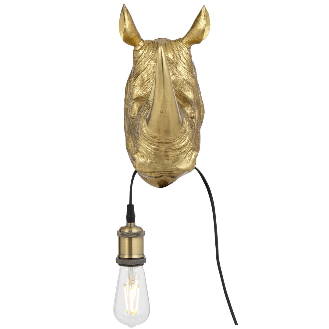 Telbix Rhino Wall Light | Gold