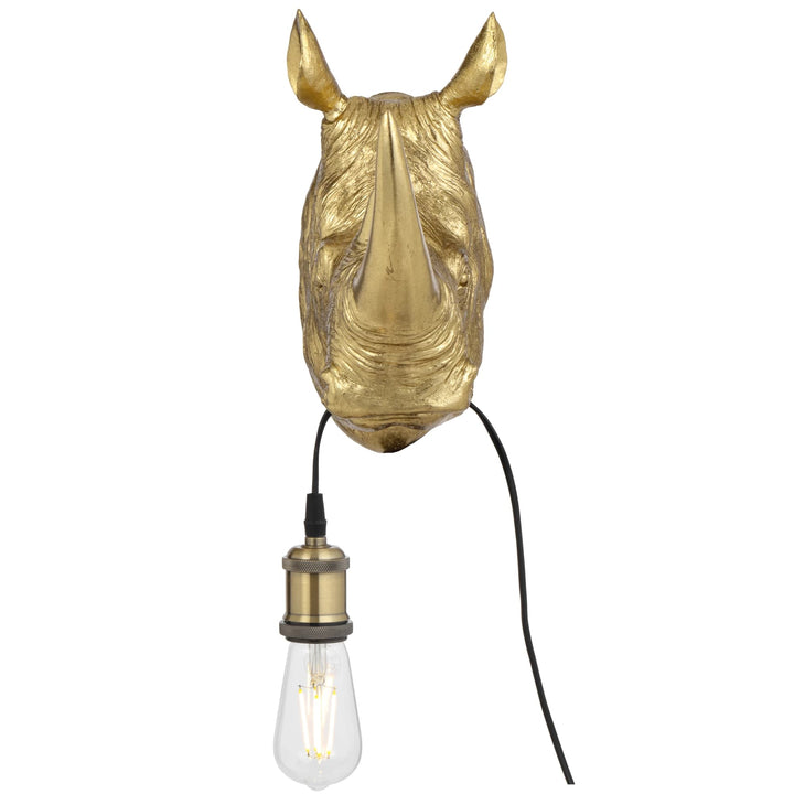 Telbix Rhino Wall Light | Gold