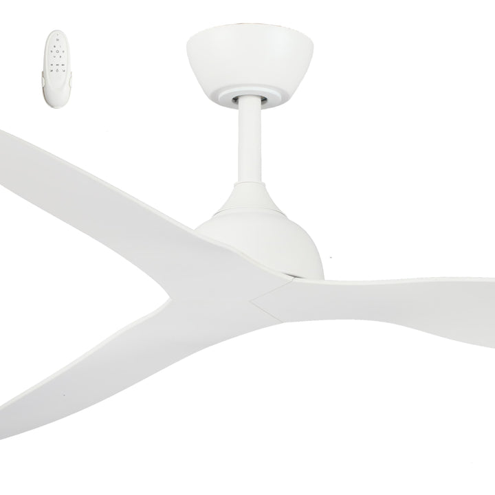 Fanco Eco Style 60" DC Indoor/Outdoor Ceiling Fan with Remote | White