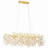 Telbix Molena Rectangular 10 Light Pendant | Gold