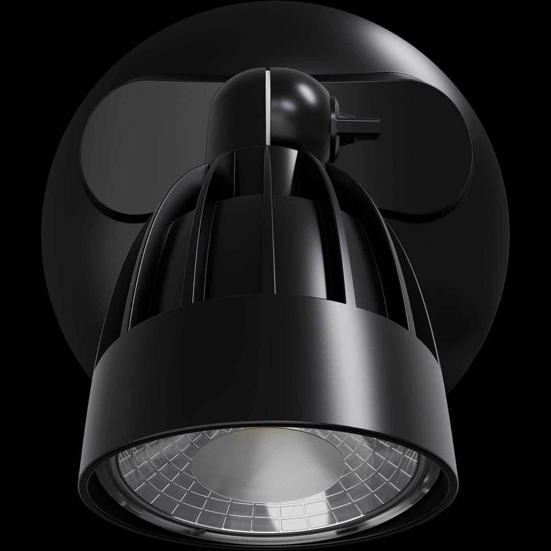 Calibo Nighthawk Single LED Spotlight With Sensor | Black