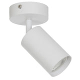 Telbix Picard 1 Light Minimalist Spotlight with Rotatable Head | White