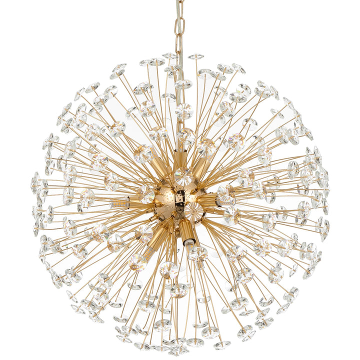 Telbix Lerida 9 Light Pendant | Gold
