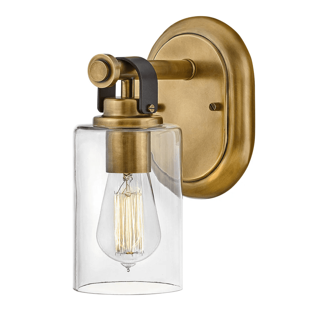 Hinkley Halstead Single Wall Sconce (E27) | Heritage Brass