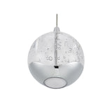 Telbix Segovia 1 Light LED Pendant | Chrome