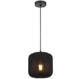 Telbix Jonsel Small Pendant Light | Black