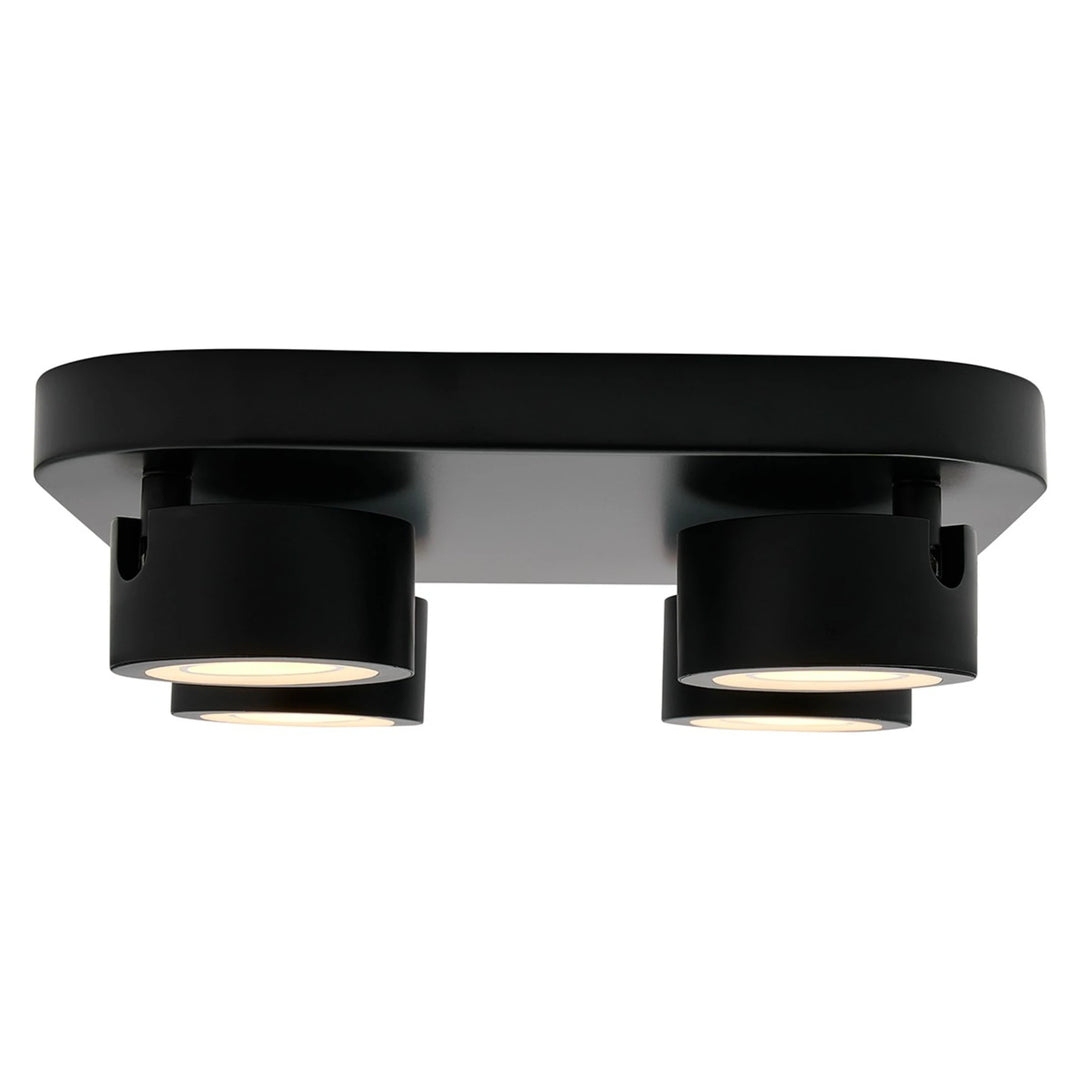 Nordlux Clyde 4 Light LED Ceiling Light | Black