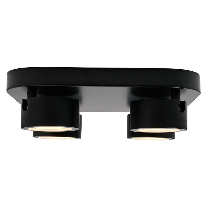 Nordlux Clyde 4 Light LED Ceiling Light | Black