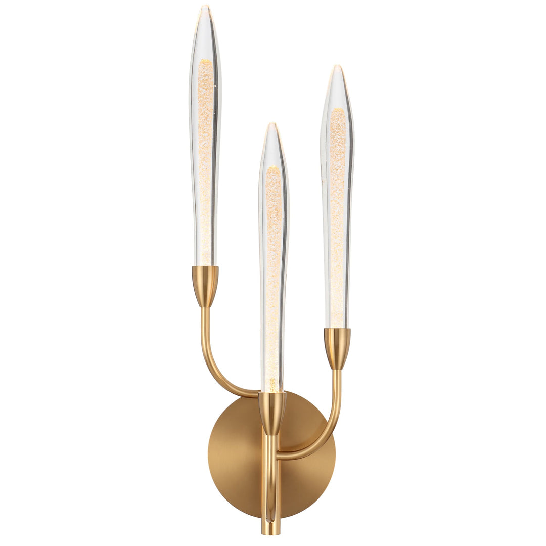 Telbix Archer LED Candelabra Modern Wall Light | Antique Gold