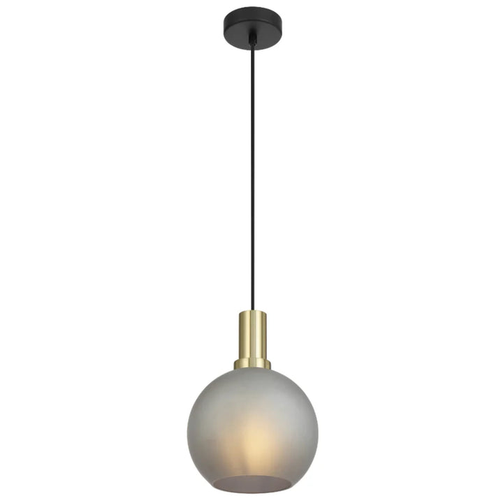Telbix Patino Small Glass Pendant (E27) | Smoke
