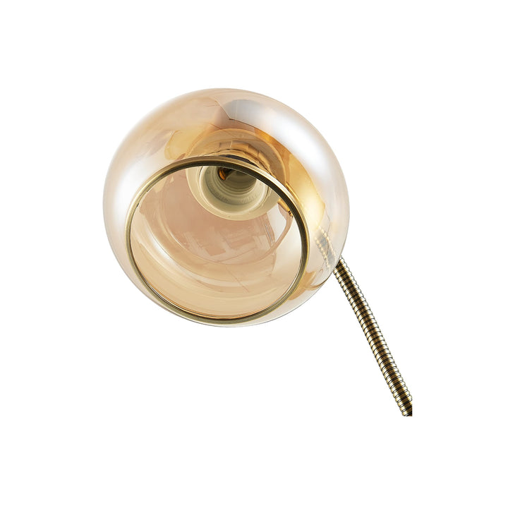 Telbix Marbell 1 Light Table Lamp (E27) | Antique Brass