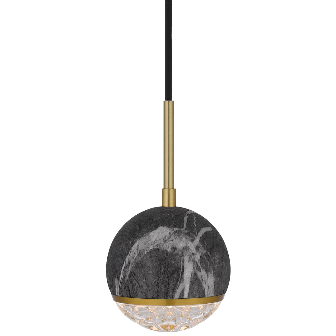 Telbix Oneta 1 Light Pendant | Black
