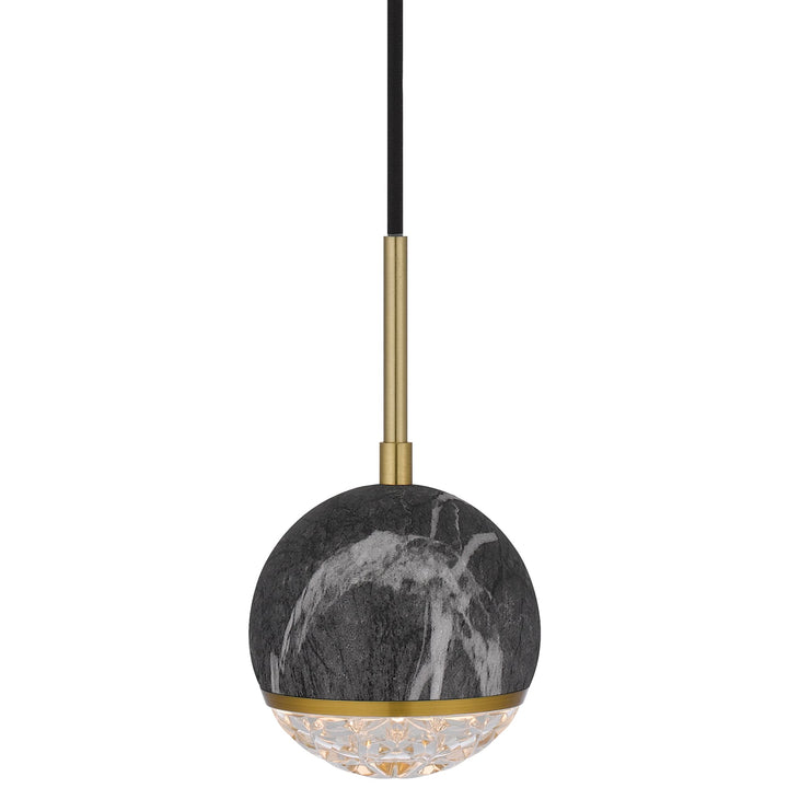 Telbix Oneta 1 Light Pendant | Black
