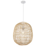 Natural Telbix Rana Woven Pendant (E27) | Medium