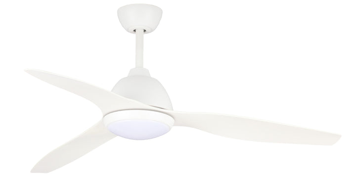 Fanco Breeze 48" AC Ceiling Fan with LED Light and Wall Control | White