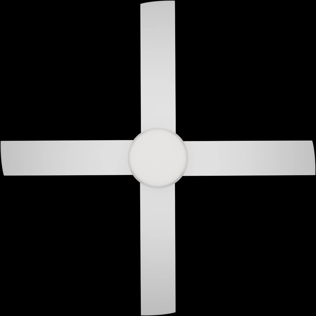 Calibo Breeze Silent 48" (1220mm) ABS Energy Efficient DC Ceiling Fan with 24W LED Light and Remote | White