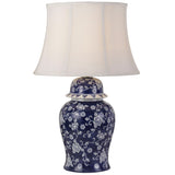 Telbix Iris Table Lamp | Blue and White